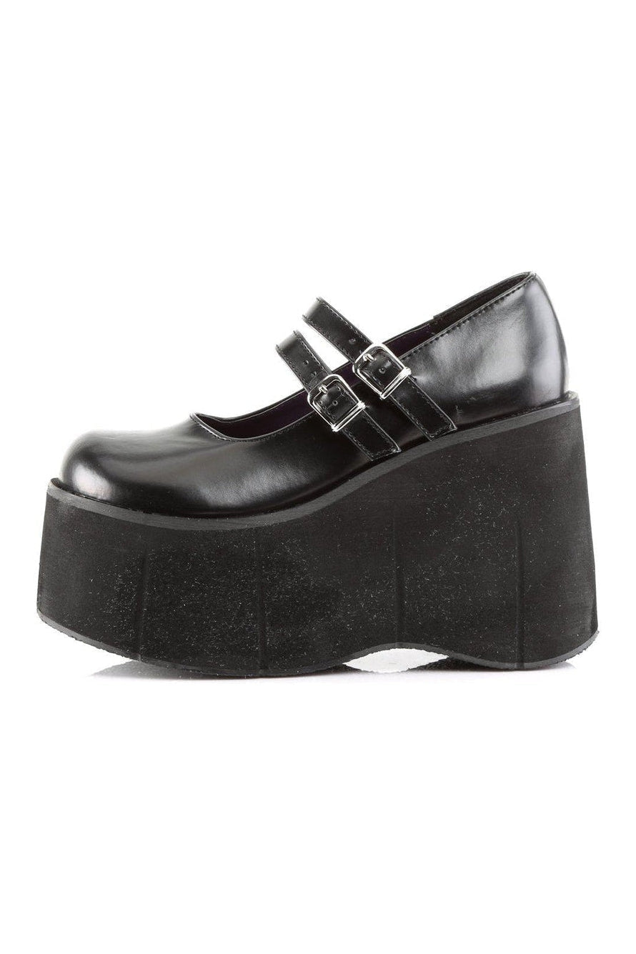 Demonia KERA-08 Lolita in Black Faux Leather