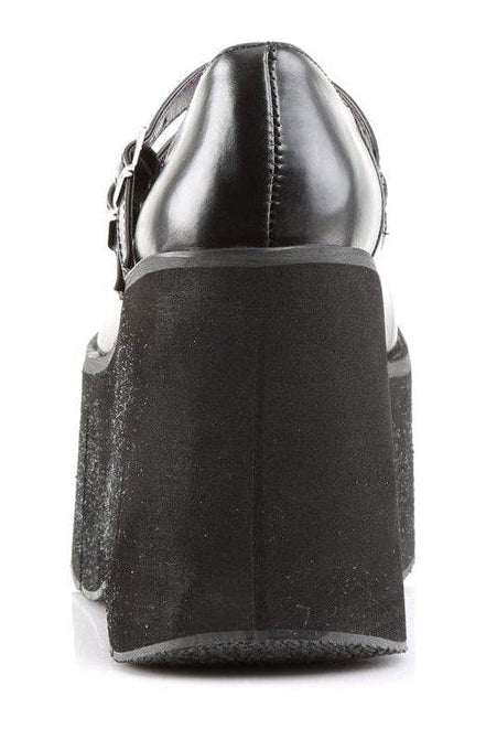 Demonia KERA-08 Lolita in Black Faux Leather