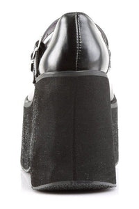 Demonia KERA-08 Lolita in Black Faux Leather