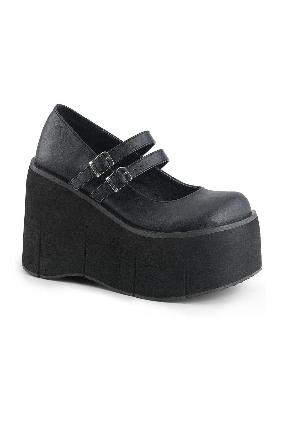 Demonia KERA-08 Lolita in Black Faux Leather from SexyShoes.com