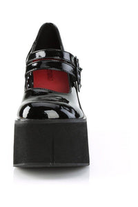 Demonia KERA-08 Mary Jane in Black Patent
