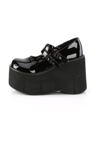 Demonia KERA-08 Mary Jane in Black Patent