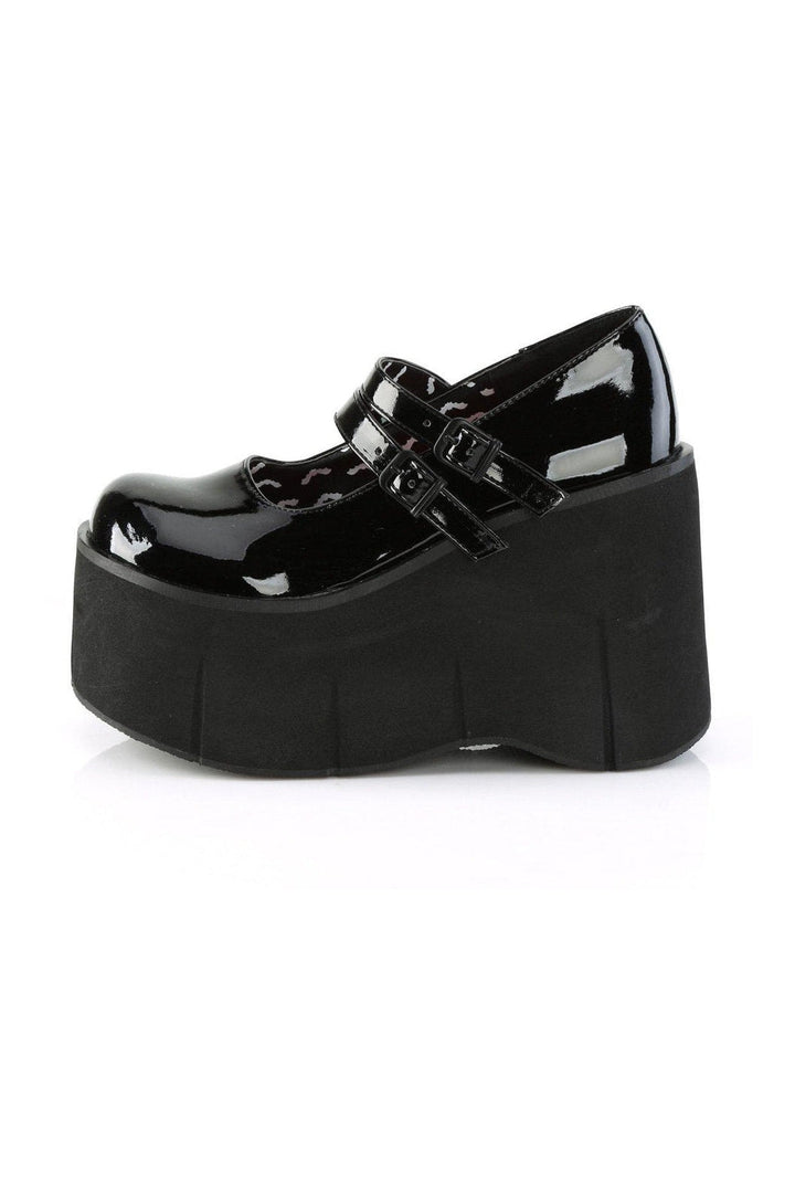 KERA-08 Mary Jane | Black Patent-Mary Janes-Demonia-SEXYSHOES.COM