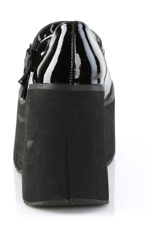 Demonia KERA-08 Mary Jane in Black Patent