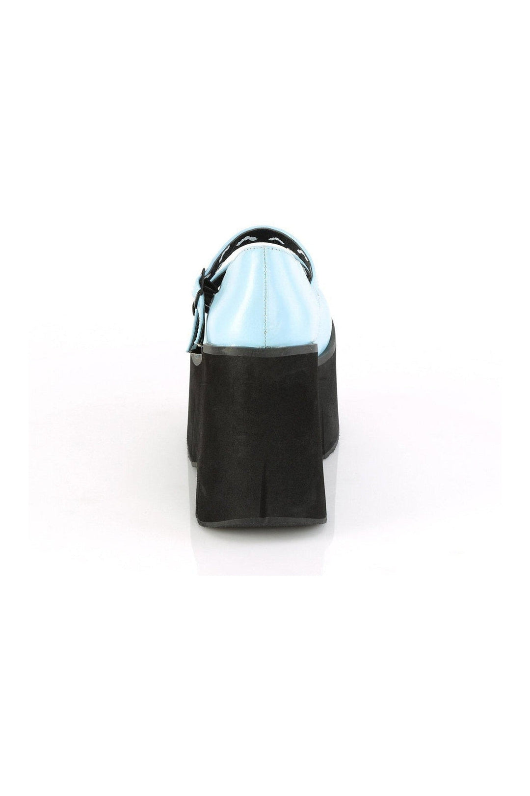 Demonia KERA-08 Mary Jane in Blue Faux Leather