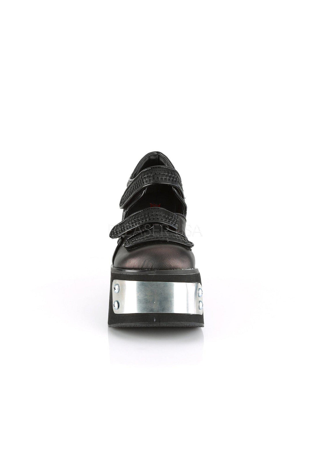 Demonia KERA-13  Maryjane in Black Faux Leather