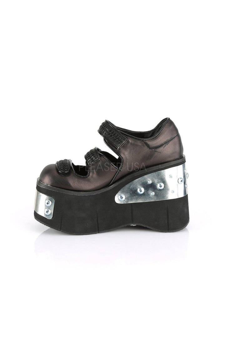 KERA-13 Demonia Maryjane | Black Faux Leather-Demonia-SEXYSHOES.COM