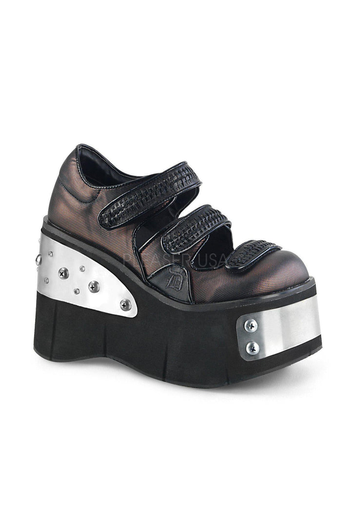 KERA-13 Demonia Maryjane | Black Faux Leather-Demonia-SEXYSHOES.COM