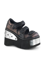 KERA-13 Demonia Maryjane | Black Faux Leather