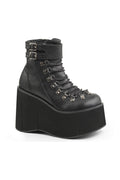 KERA-21 Ankle Boot | Black Faux Leather
