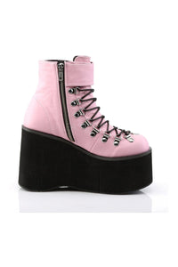 Demonia KERA-21  Ankle Boot in Pink Faux Leather