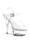 KISS-208LS Platform Sandal | Clear Vinyl