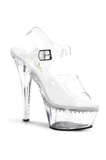 KISS-208LS Platform Sandal | Clear Vinyl
