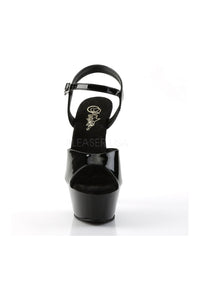Pleaser KISS-209 Platform Sandal in Black Patent