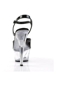 Pleaser KISS-209 Platform Sandal in Black Patent