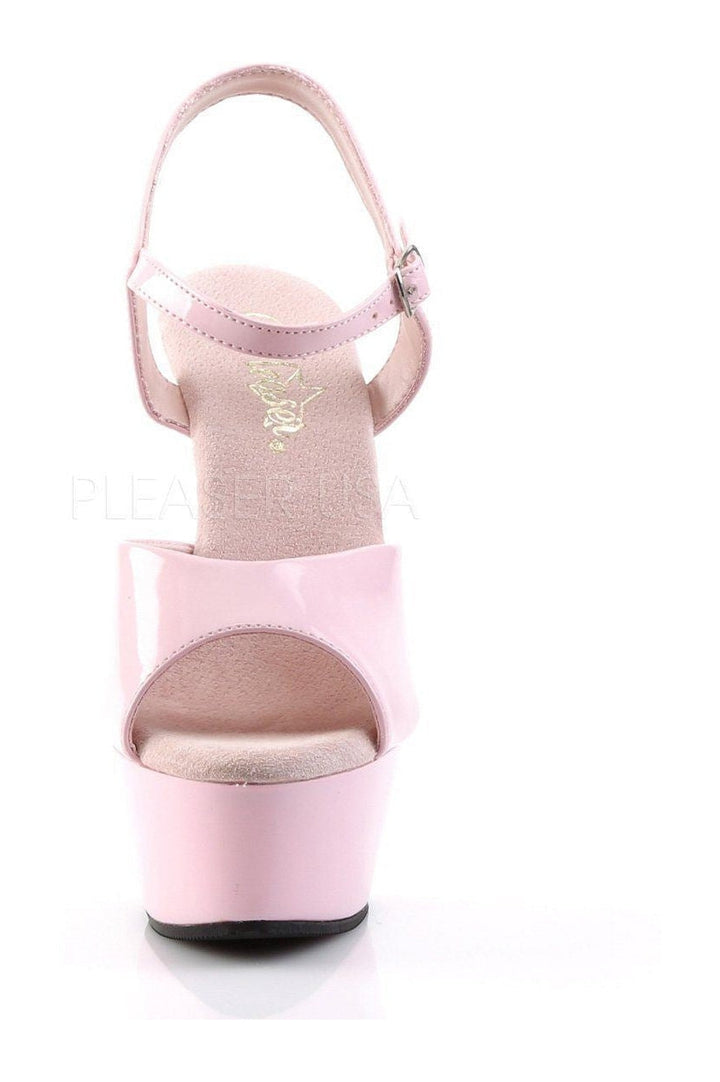 KISS-209 Platform Sandal | Pink Patent