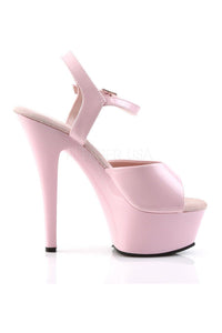 Pleaser KISS-209 Platform Sandal in Pink Patent