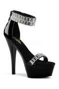 KISS-269RS Platform Sandal  | Black Patent