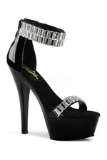 KISS-269RS Platform Sandal  | Black Patent