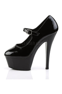 Pleaser KISS-280 Platform Pump in Black Patent