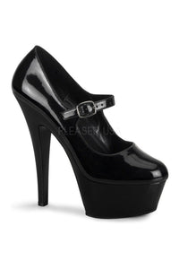 Pleaser KISS-280 Platform Pump in Black Patent from SexyShoes.com