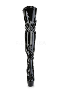Pleaser KISS-3000 Platform Boot in Black Patent