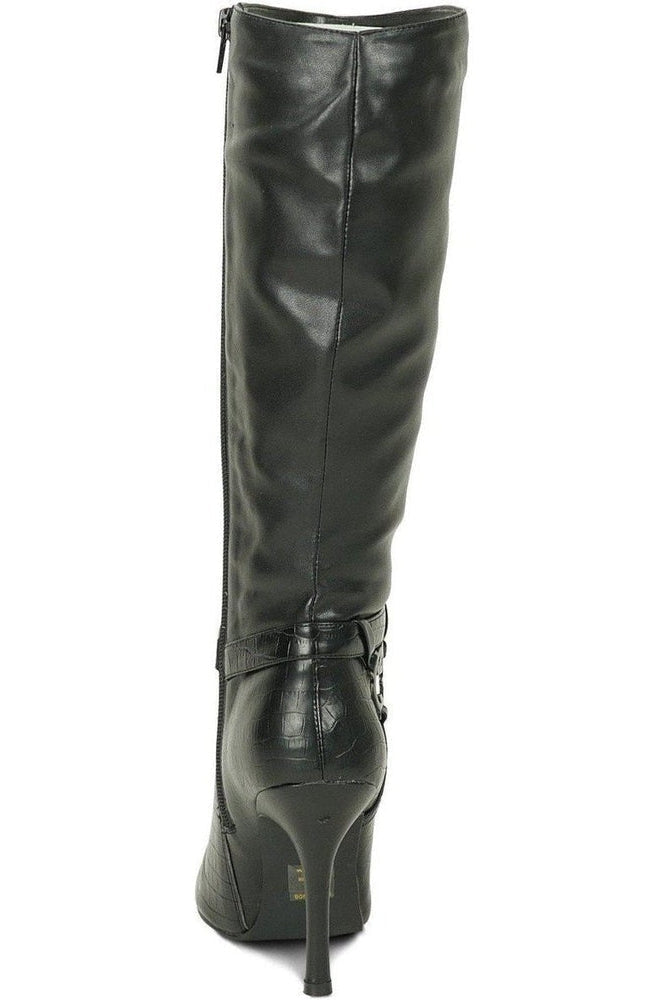 Knee High Boot-Black-Sexyshoes Brand-Knee Boots-SEXYSHOES.COM