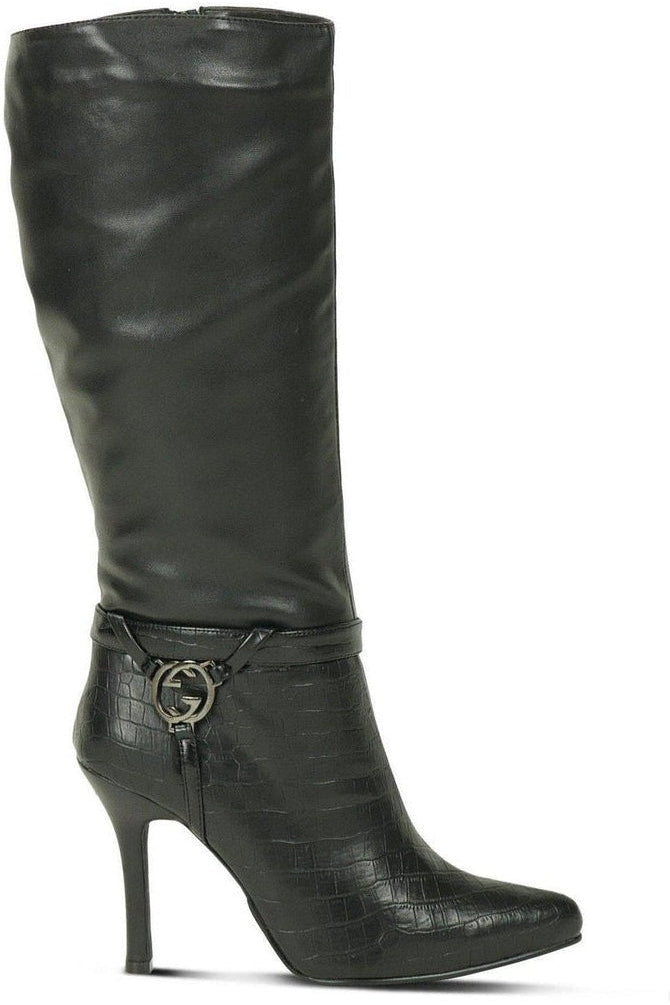 Knee High Boot-Black-Sexyshoes Brand-Knee Boots-SEXYSHOES.COM