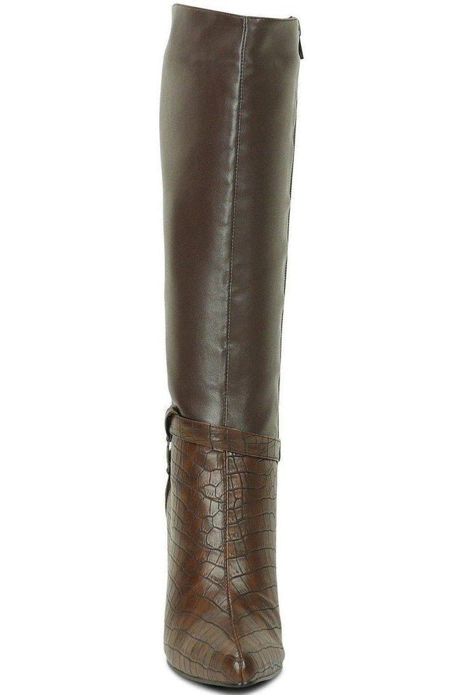 Knee High Boot-Brown-Sexyshoes Brand-Knee Boots-SEXYSHOES.COM