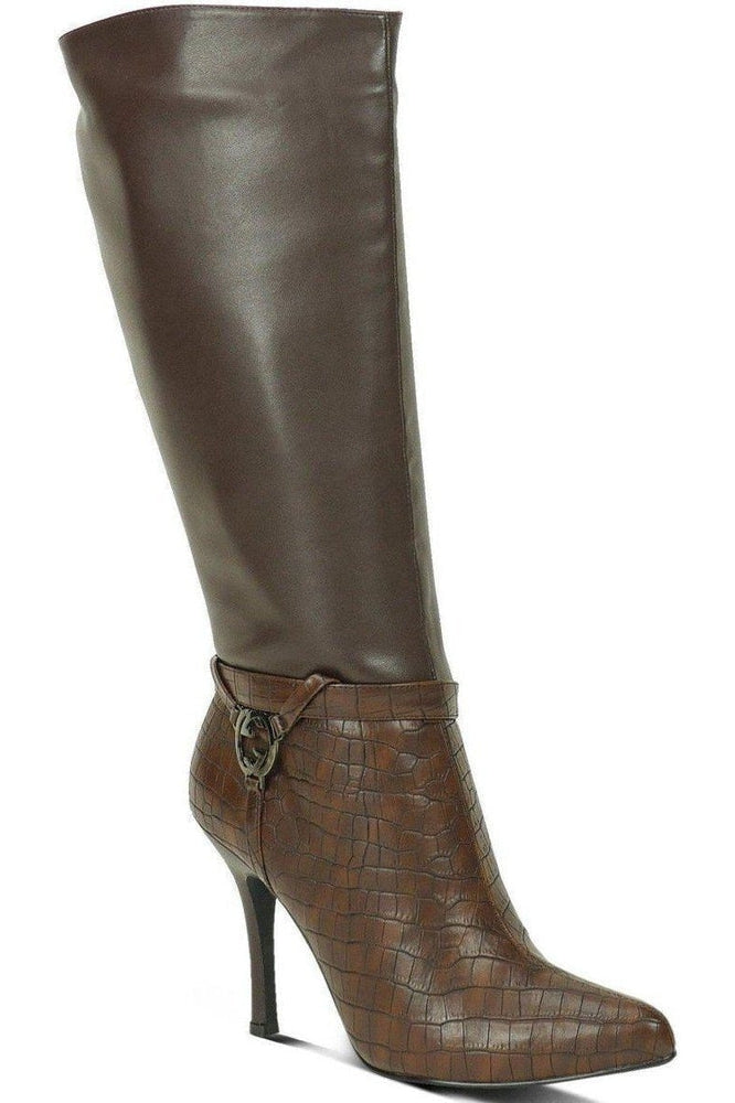 Knee High Boot-Brown-Sexyshoes Brand-Brown-Knee Boots-SEXYSHOES.COM