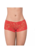 Lace Boyshort | Red
