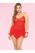 Lace Flair Chemise | Plus Size