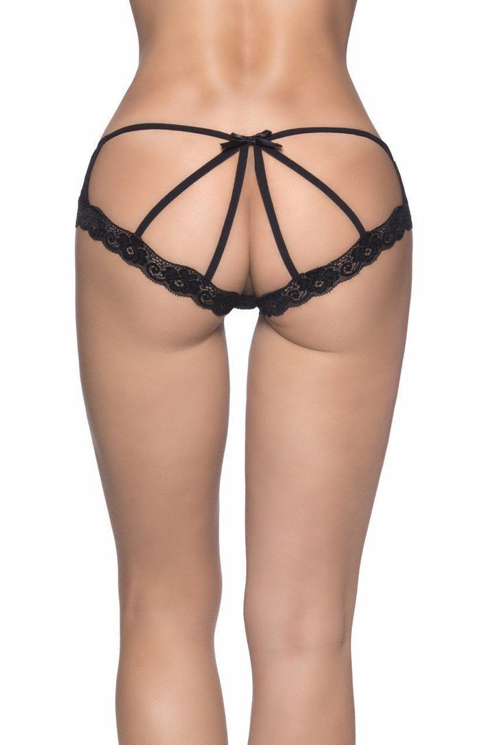 Lace Overlay Cage Panty-Oh La La Cheri-SEXYSHOES.COM