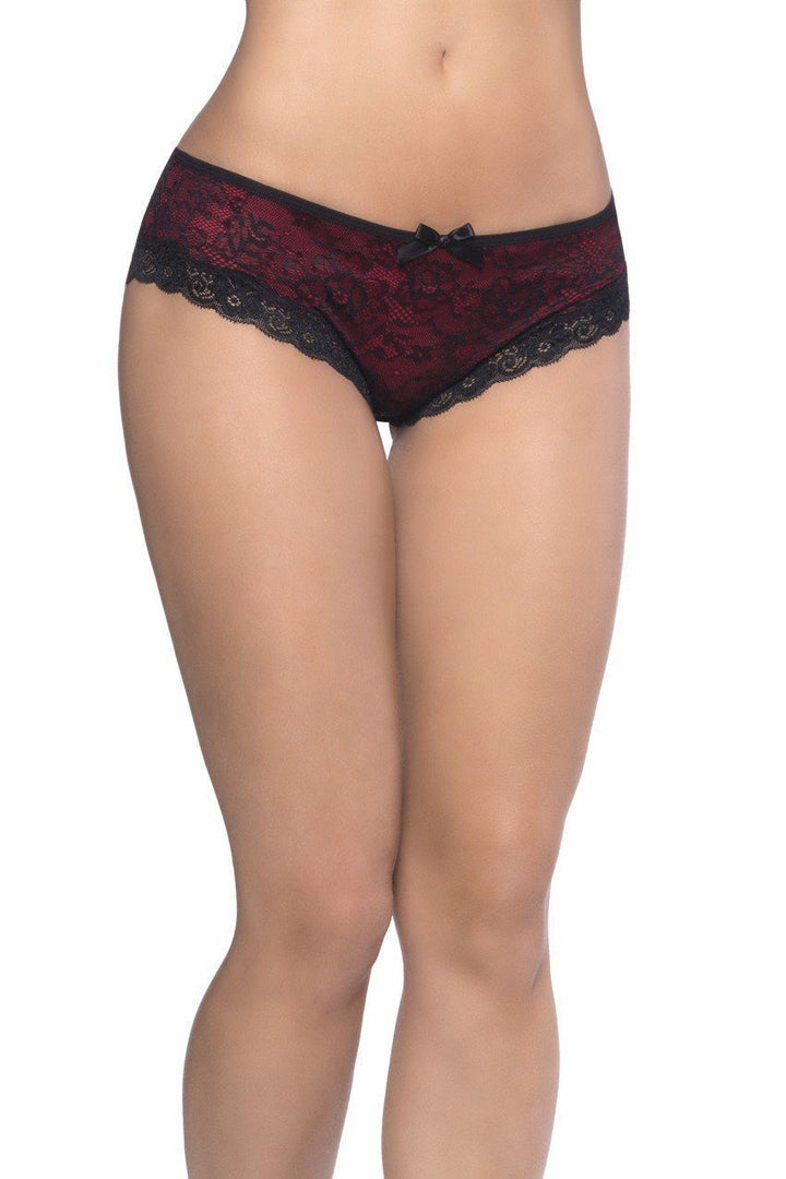 Lace Overlay Cage Panty-Oh La La Cheri-SEXYSHOES.COM