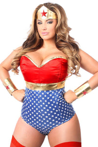 Daisy Corsets Lavish 3 PC Sexy Superhero Costume in Multi 