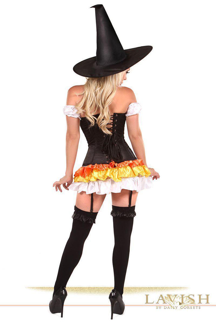 Lavish 4 PC Witch Corset Costume-Daisy Corsets-SEXYSHOES.COM