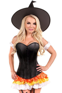 Daisy Corsets Lavish 4 PC Witch Corset Costume in Black  from SexyShoes.com