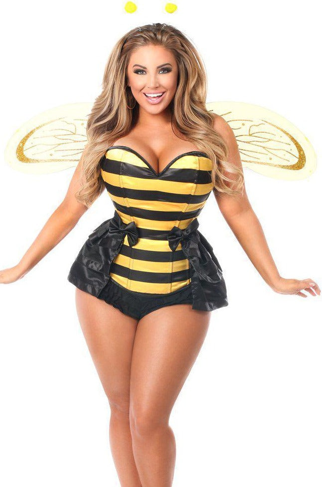 Lavish 5 PC Queen Bee Corset Costume-Daisy Corsets-SEXYSHOES.COM