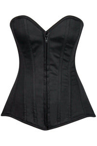 Daisy Corsets Lavish Black Cotton Overbust Corset in Black 
