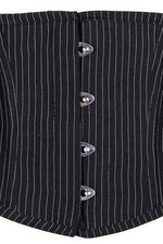 Lavish Pinstripe Mini Cincher