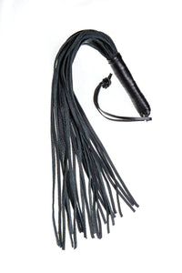 X-Play Leather Whip in Black  from SexyShoes.com