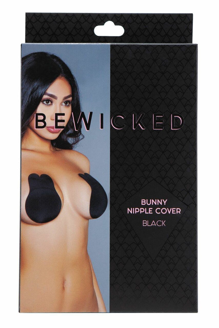 Lifting Rabbit Nipple Covers-Body Enhancers-BeWicked-Black-O/S-SEXYSHOES.COM