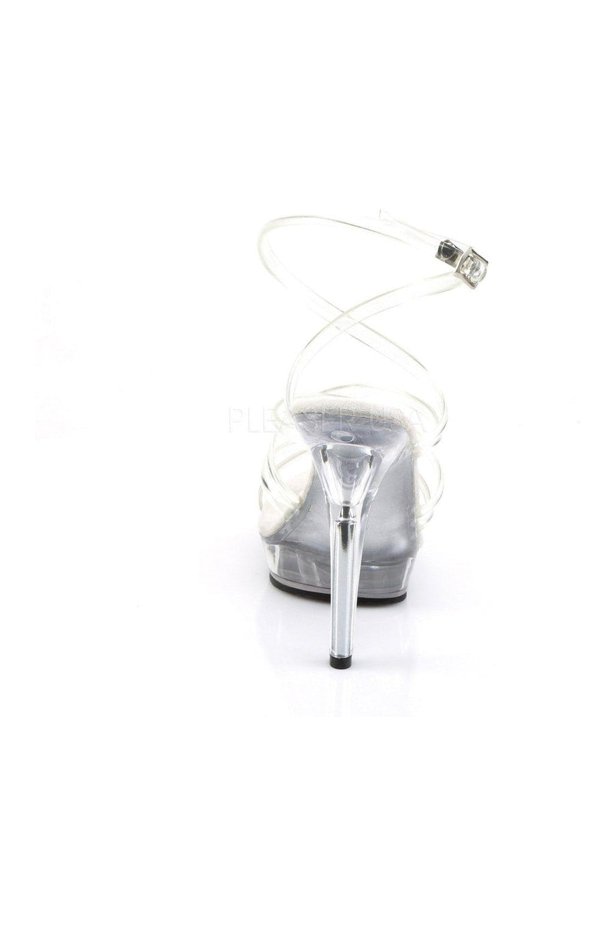 Fabulicious LIP-106 Sandal in Clear Vinyl