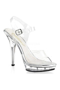 LIP-108 Sandal | Clear Vinyl