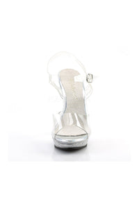 Fabulicious LIP-108MG Sandal in Clear Vinyl