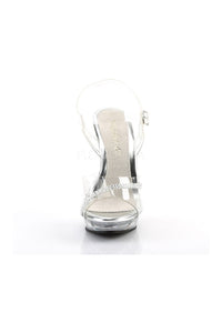 Fabulicious LIP-108R Sandal in Clear Vinyl