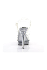 Fabulicious LIP-108R Sandal in Clear Vinyl
