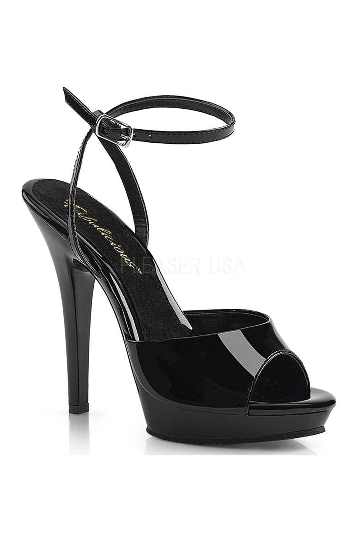 LIP-125 Sandal | Black Patent-Fabulicious-Black-Sandals-SEXYSHOES.COM