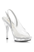 LIP-150 Sandal | Clear Vinyl