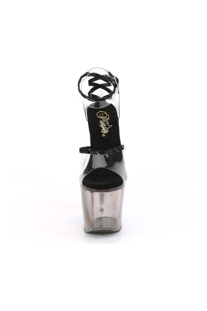 LOVESICK-712T Exotic Sandal | Clear Vinyl